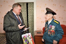 Ветеран Великой Отечественной войны Клим Неополькин отметил свое 90-летие